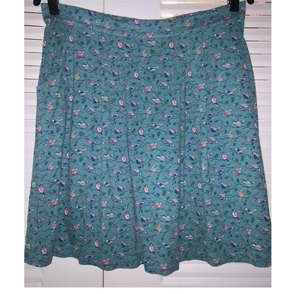 Cath Kidston Bird Pattern Skirt - Size Medium